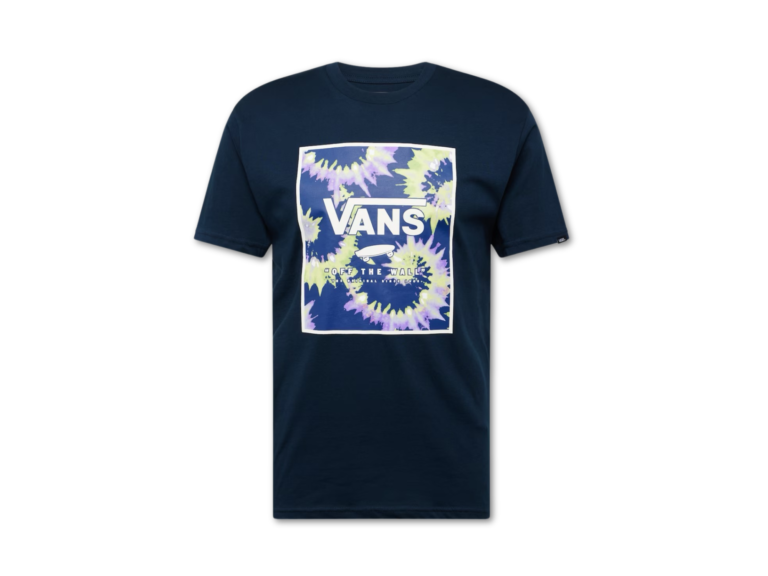 Vans CLASSIC – T-Shirt print  navy shadow lime rozmiar L