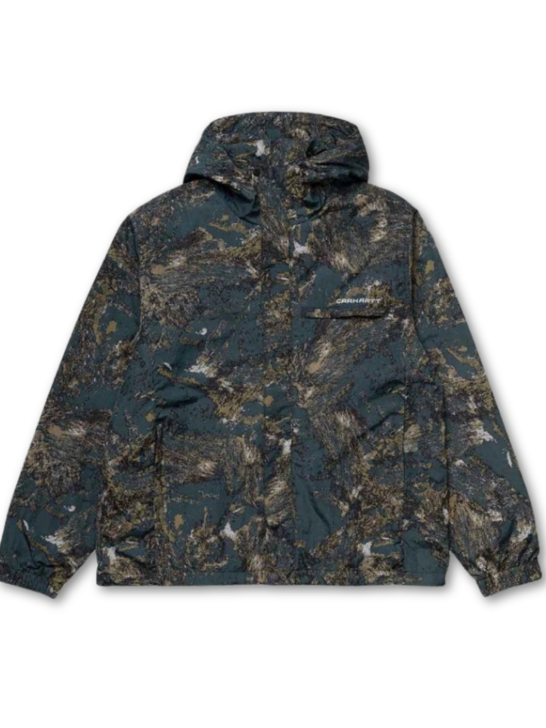 CARHARTT WIP TERRA JACKET Satellite Print Deep Lagoon rozmiar M
