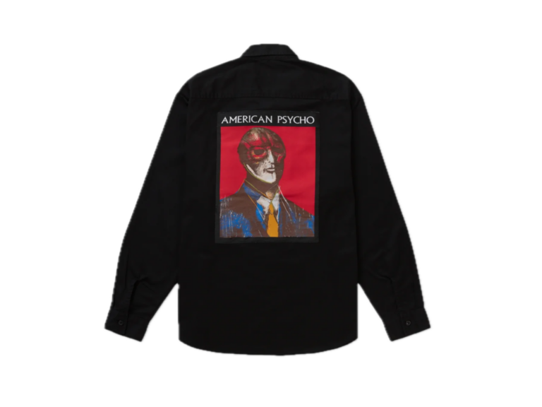 Supreme American Psycho Work Shirt Black