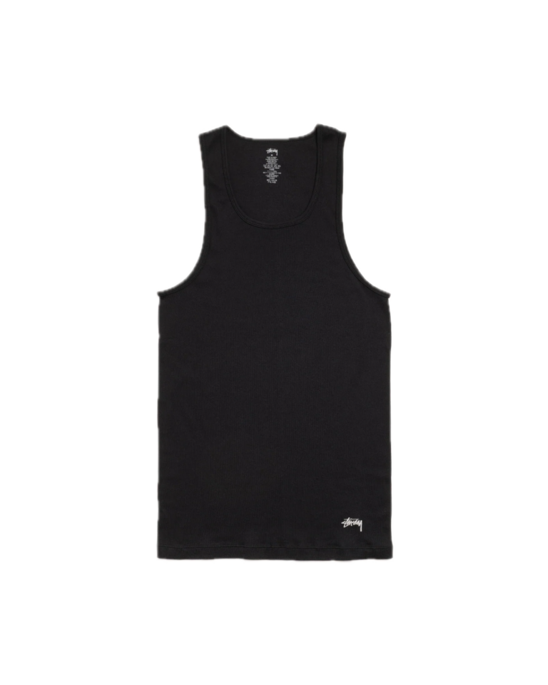 Stussy Tank Undershirts 3 Pack Black
