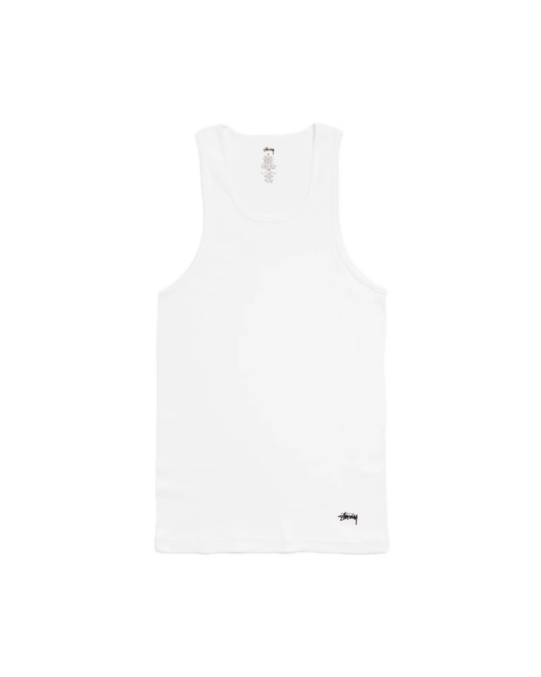 Stussy Tank Undershirts 3 Pack White
