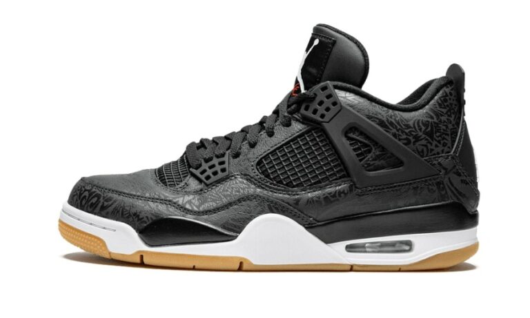 Jordan 4 Retro Laser Black Gum