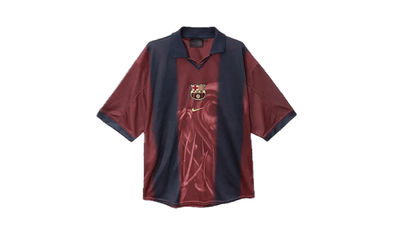 Travis Scott x Nike x FC Barcelona Retro 2000/01 Home Skeleton Jersey