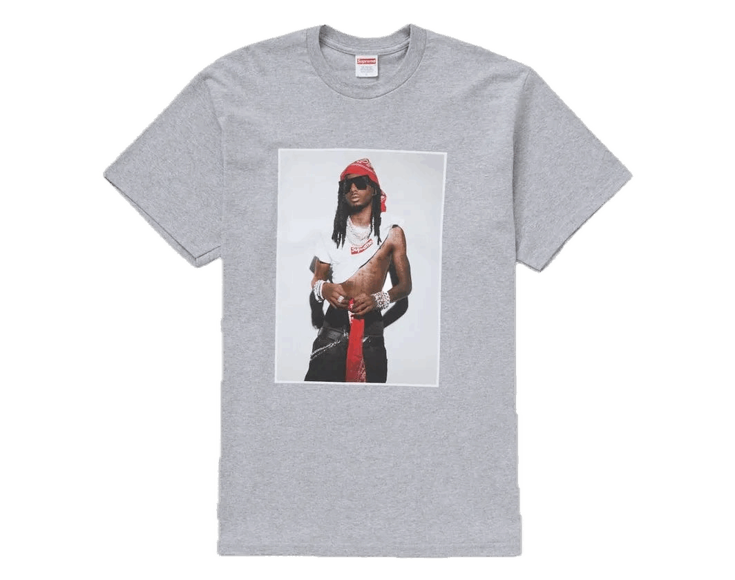Supreme Playboi Carti Tee Heather Grey – S