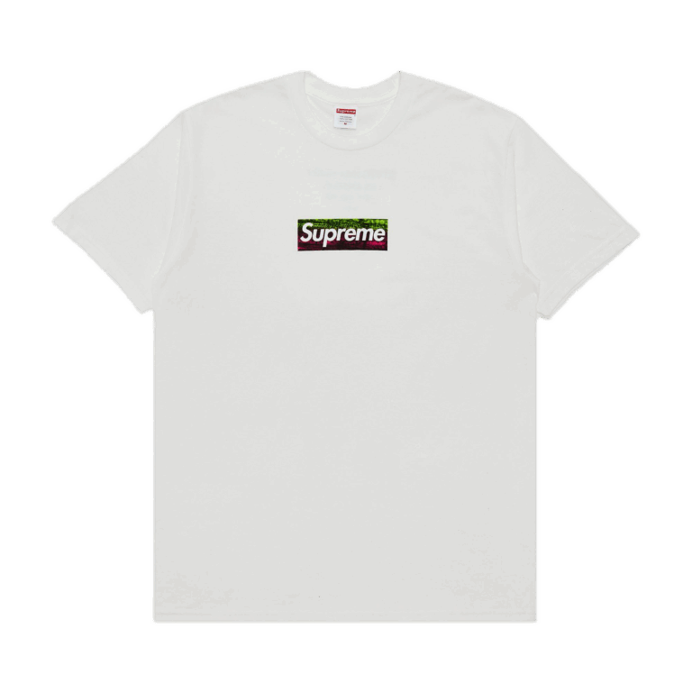 Supreme Los Angeles Fire Relief Box Logo Tee White