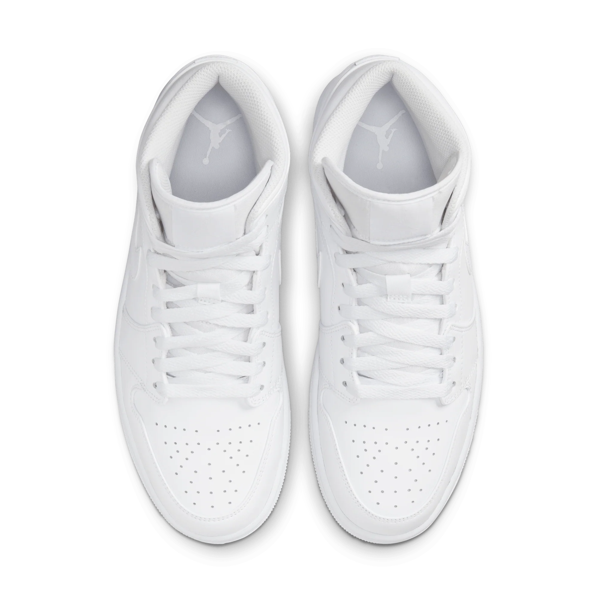 Jordan 1 Mid Triple White 3