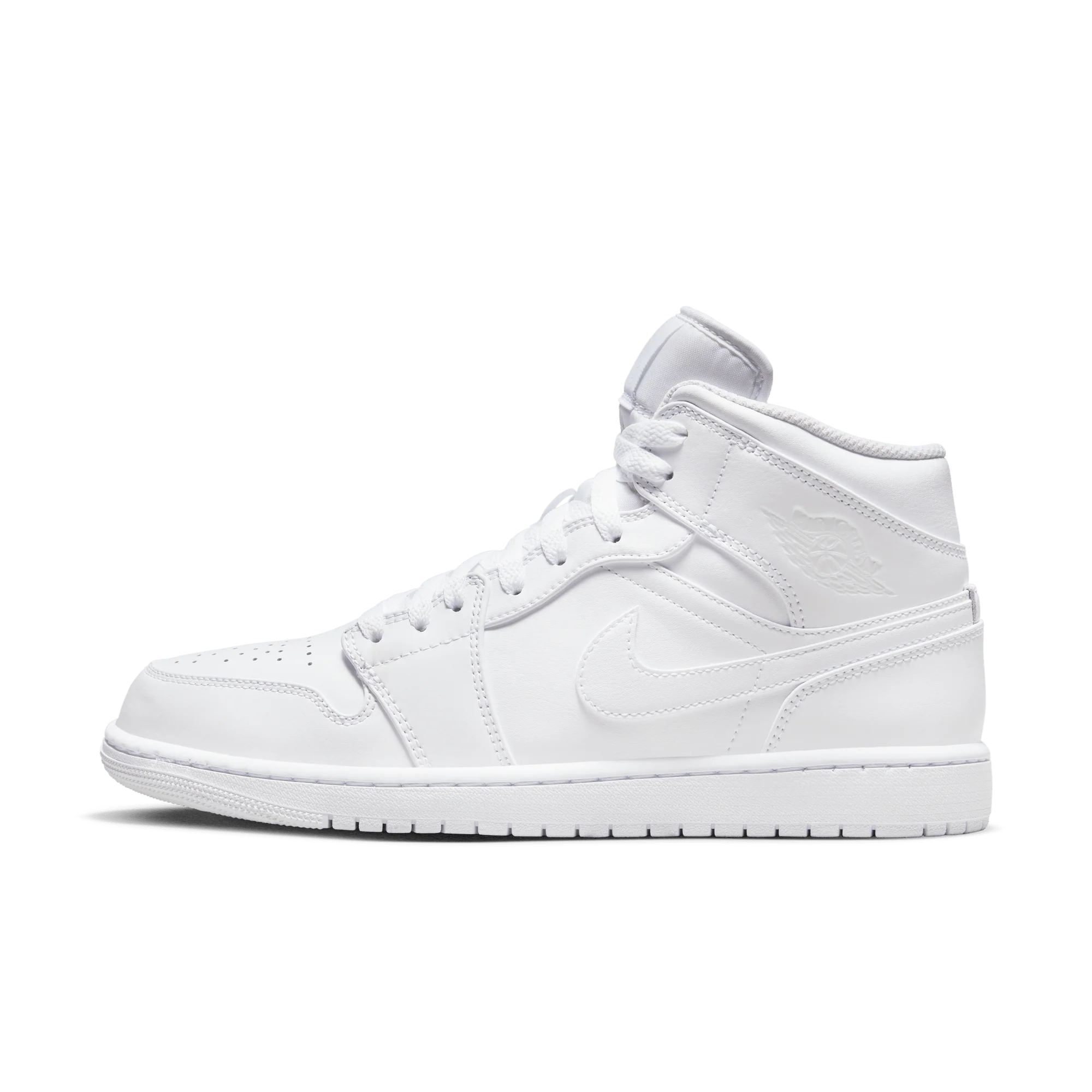 Jordan 1 Mid Triple White 4