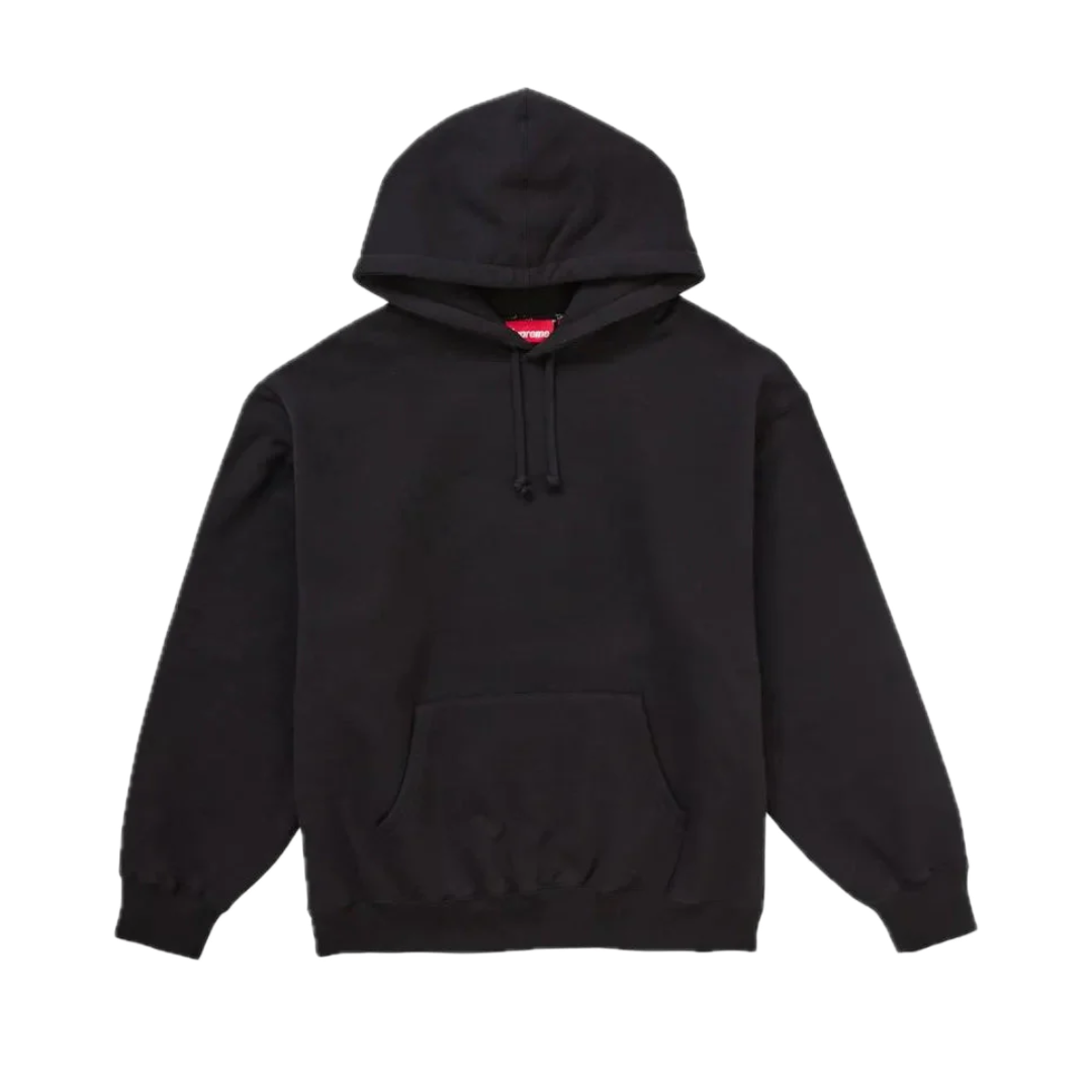 Supreme satin hoodie front