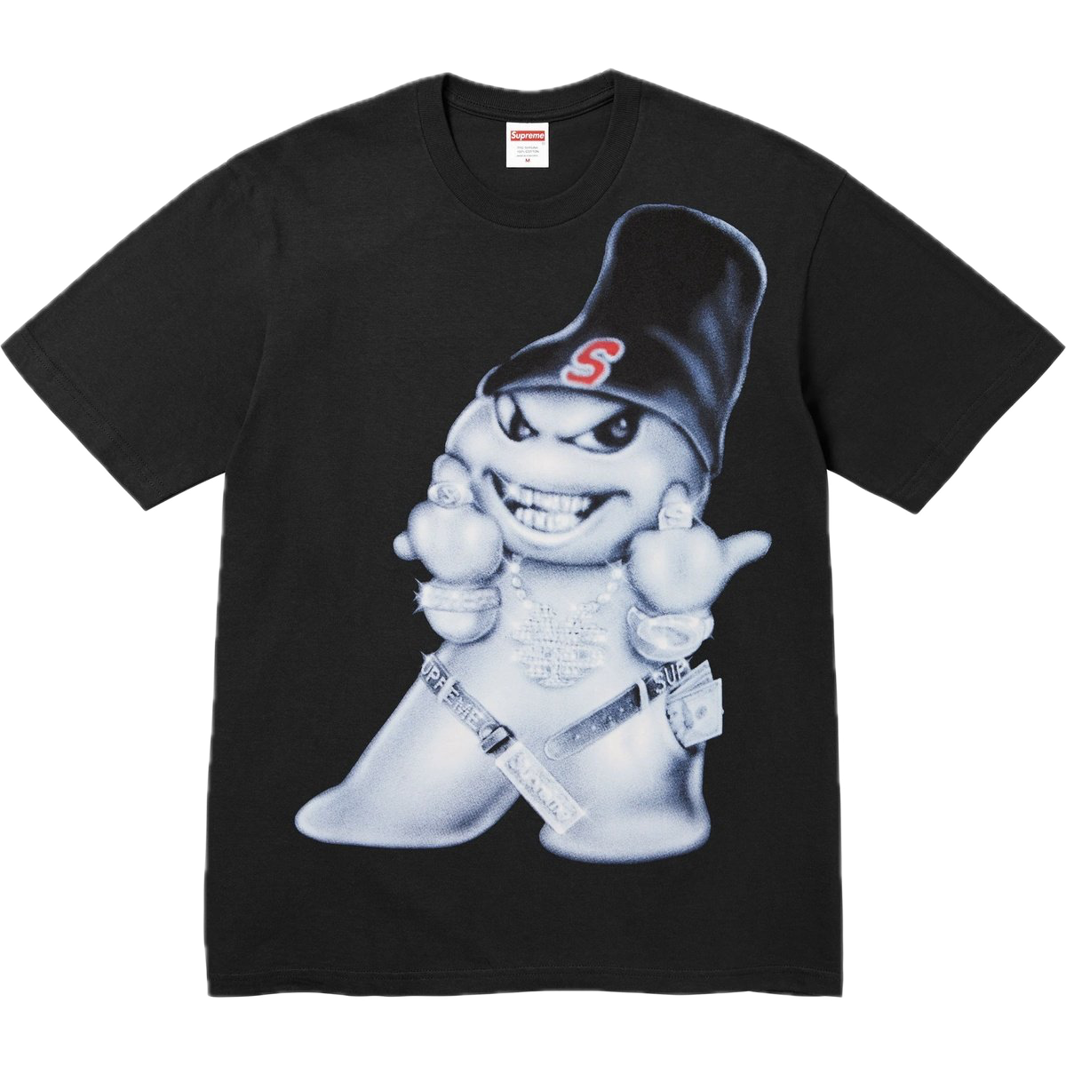 Supreme snowman tee black front