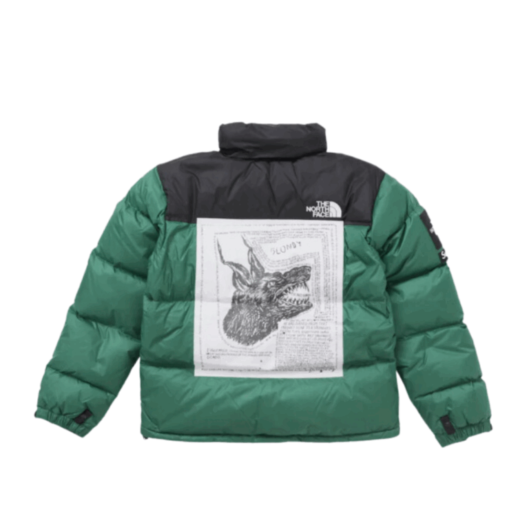 Supreme The North Face Nuptse Jacket Green