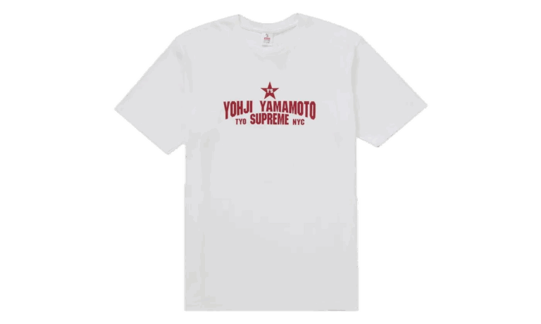 Supreme Y’s by Yohji Yamamoto Star Tee White
