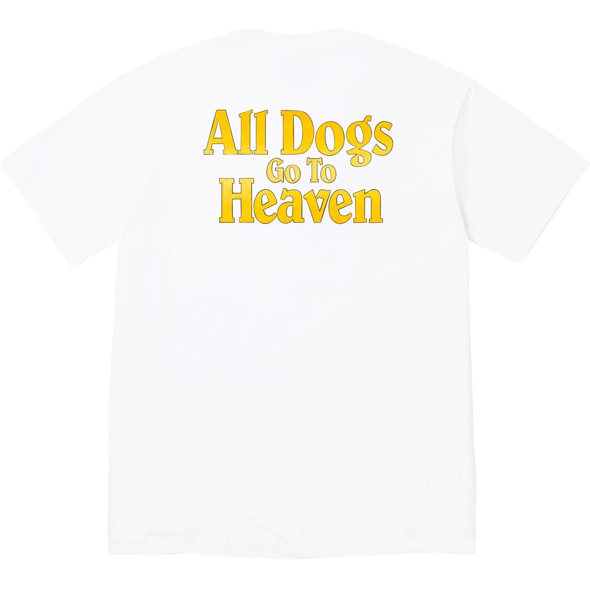 supreme all dogs white back