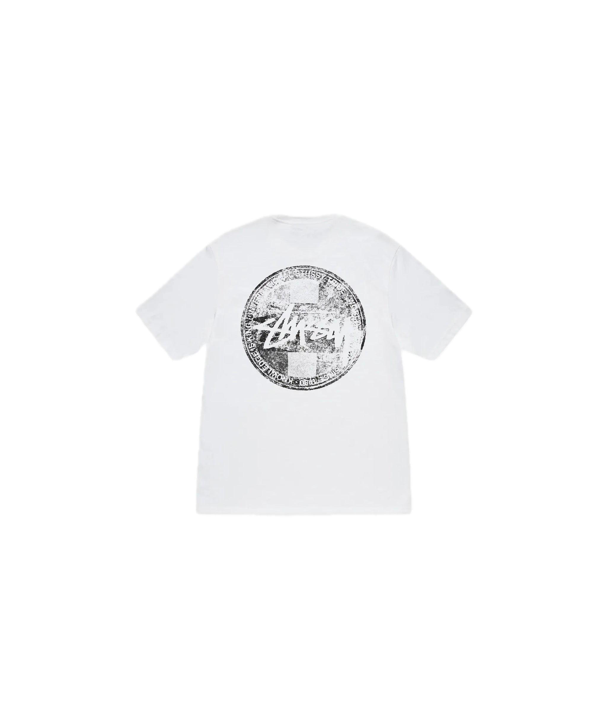 dot stamp tee white back