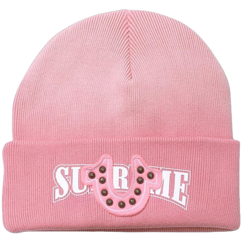 Supreme True Religion Beanie Pink Supreme True Religion Beanie Pink