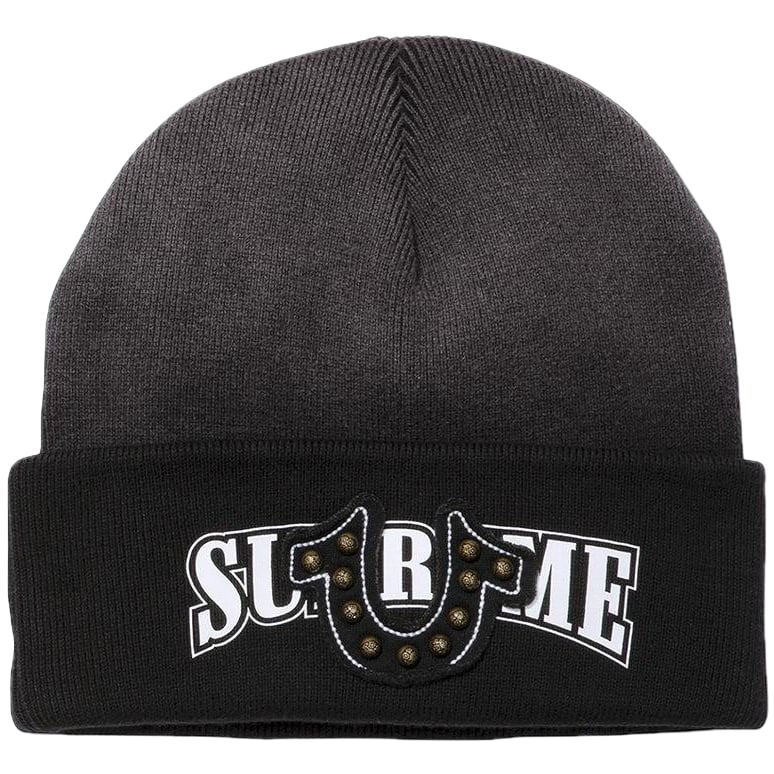 Supreme True Religion Beanie Black Supreme True Religion Beanie Black