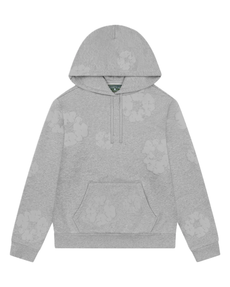 Denim Tears Mono Cotton Wreath Hoodie Grey