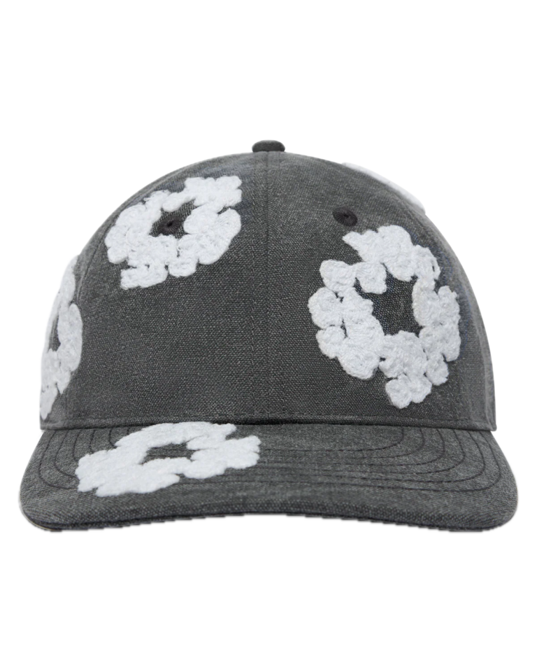 Denim Tears Cotton Wreath Dyed Cap Black