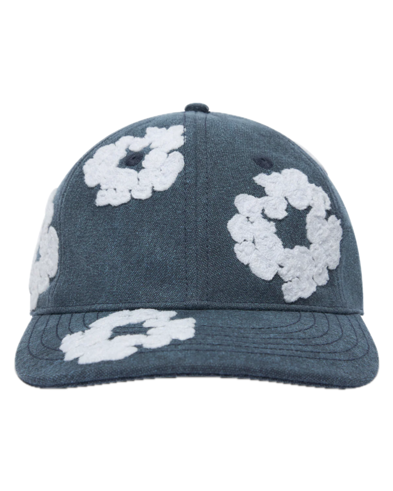 Denim Tears Cotton Wreath Dyed Cap Navy