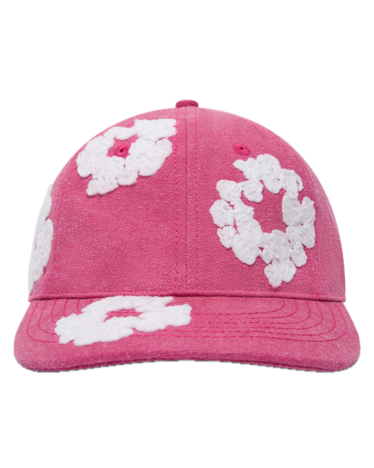 Denim Tears Cotton Wreath Dyed Cap Pink