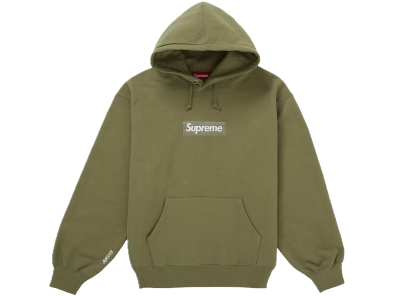 Supreme Box Logo Hooded Sweatshirt FW25 Olive