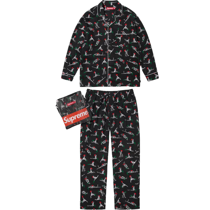 Supreme Hanes Holiday Pajama Set Supreme Hanes Holiday Pajama Set