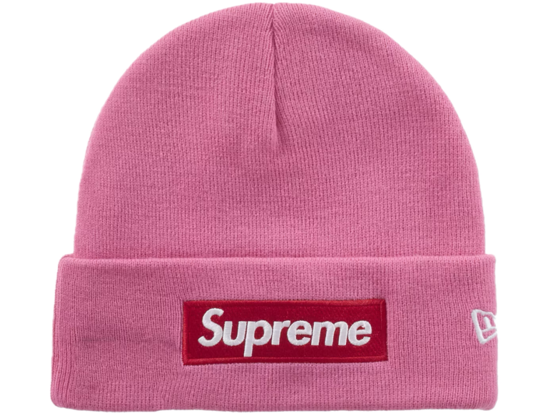 Supreme New Era Box Logo Beanie FW25 Pink