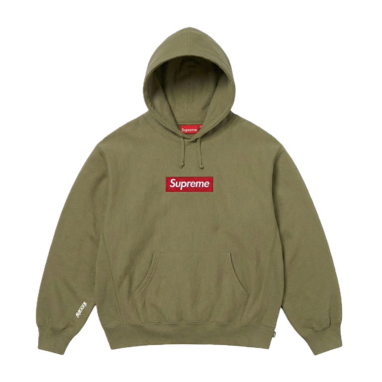 Supreme Box Logo Hooded Sweatshirt FW25 Olive