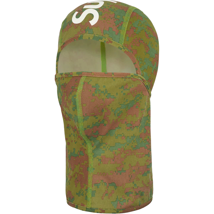 Supreme Heat Reactive Digi Camo Balaclava Green Supreme Heat Reactive Digi Camo Balaclava Green