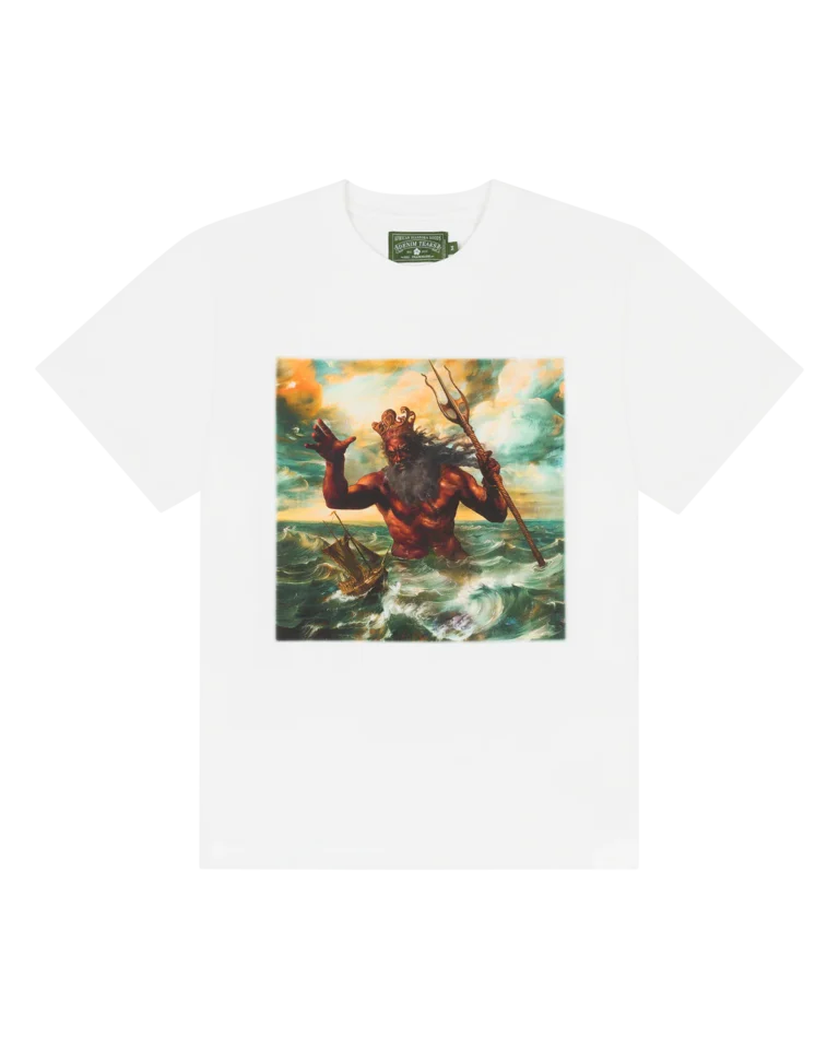Denim Tears Poseidon’s Revenge Tee White