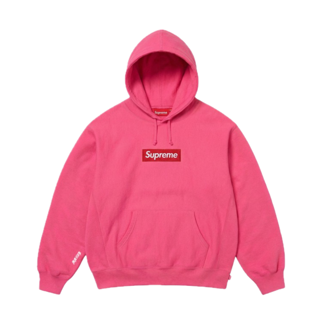 Supreme Box Logo Hooded Sweatshirt FW25 Pink – S