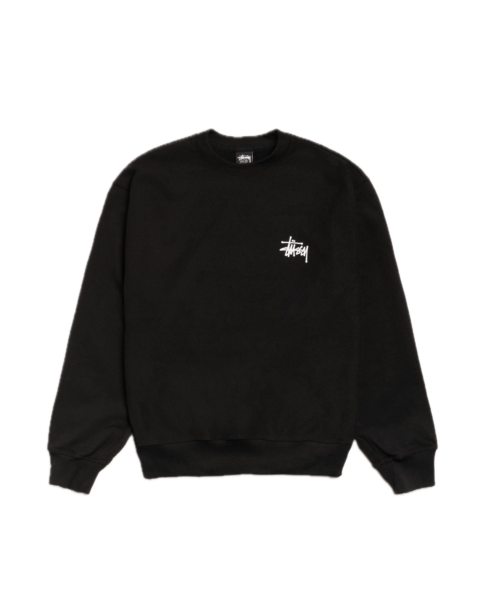 Basic Stussy Crew Black