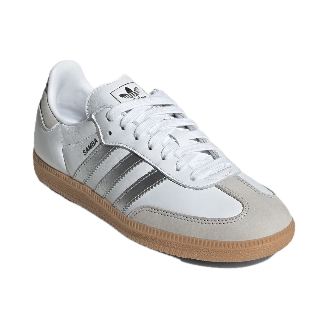 adidas Samba OG White Silver Metallic Grey 3