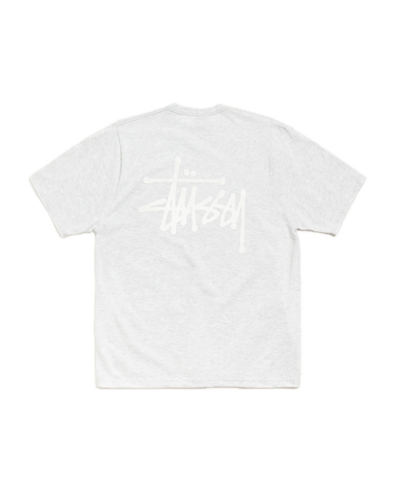 Basic Stussy Tee Ash Heather