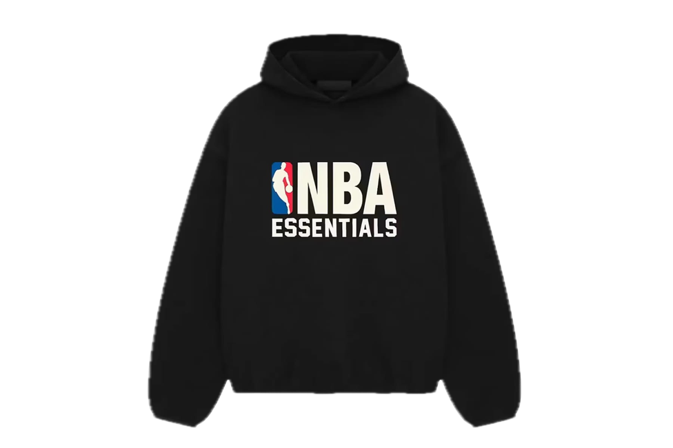 Fear of God Essentials NBA Hoodie Black (FW24) Fear of God Essentials NBA Hoodie Black (FW24)