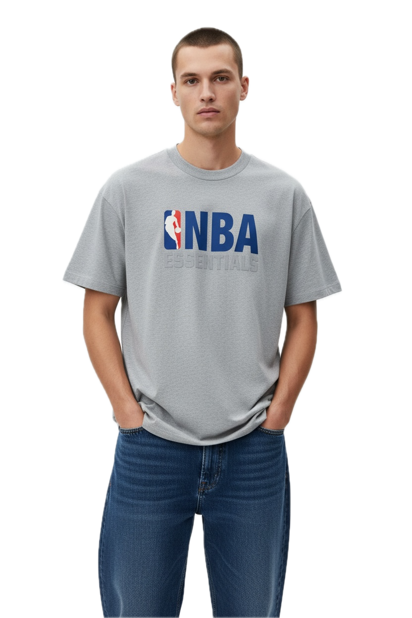 Fear of God Essentials x NBA T-Shirt Light Heather