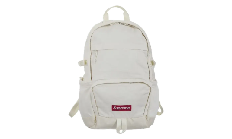 Supreme Denim Backpack White