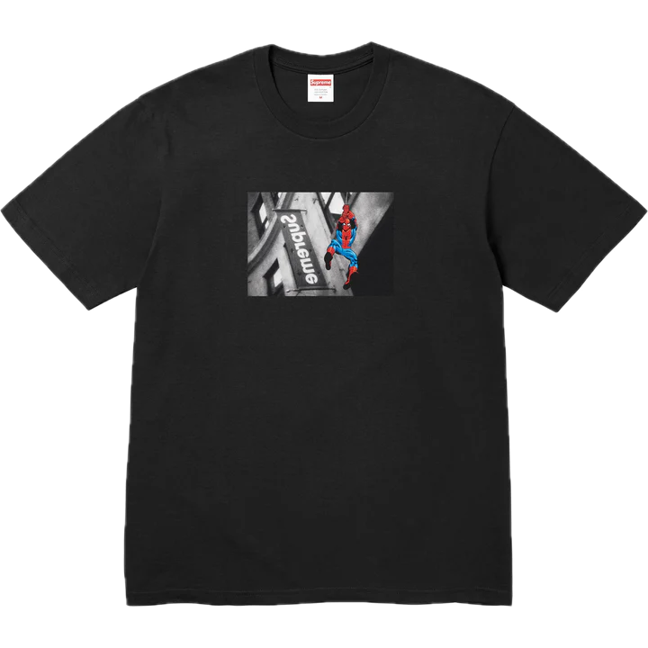 Supreme Spiderman Tee Black Supreme Spiderman Tee Black