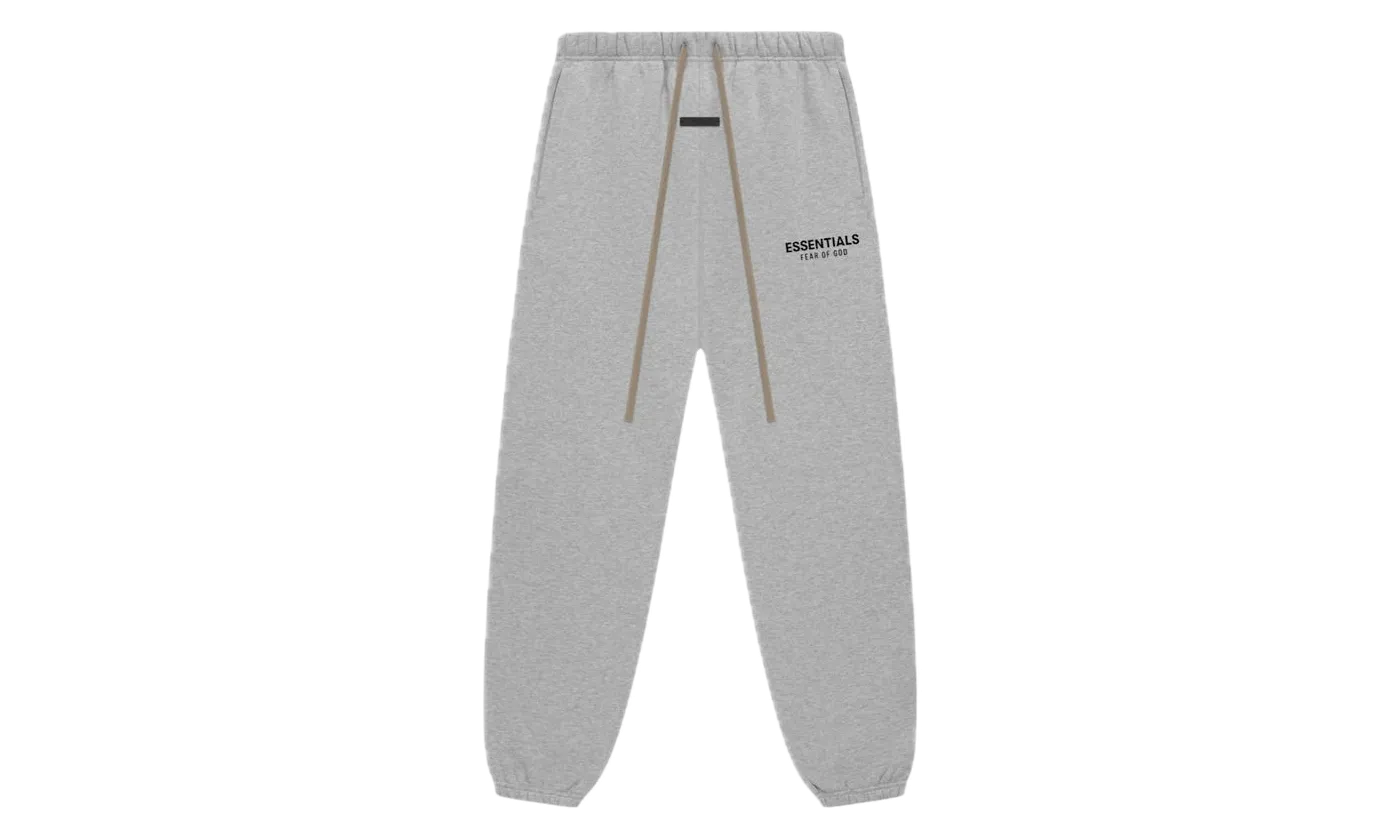 Fear Of God Essentials Fleece Sweatpants Light Heather Gray Fear Of God Essentials Fleece Sweatpants Light Heather Gray