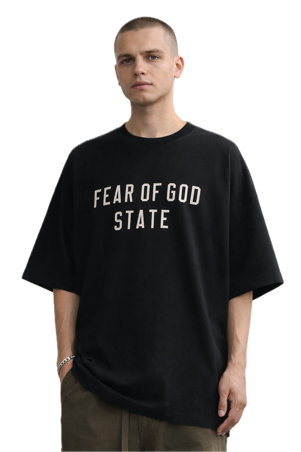 Fear Of God Essentials Graphic Print 90's Black T-shirt 3