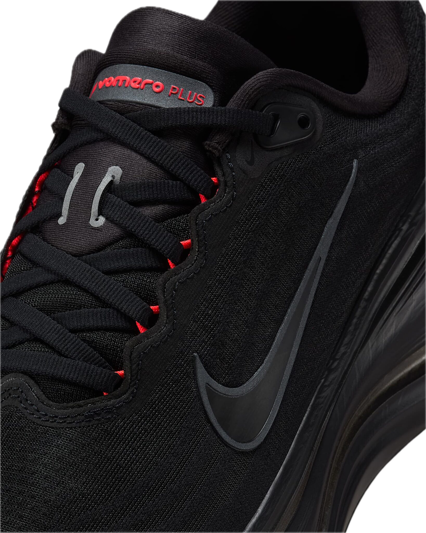 Nike Vomero Plus Black Bright Crimson 6