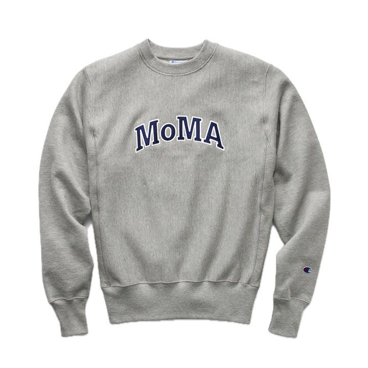Champion x MoMA Edition Crewneck Sweatshirt Oxford Gray