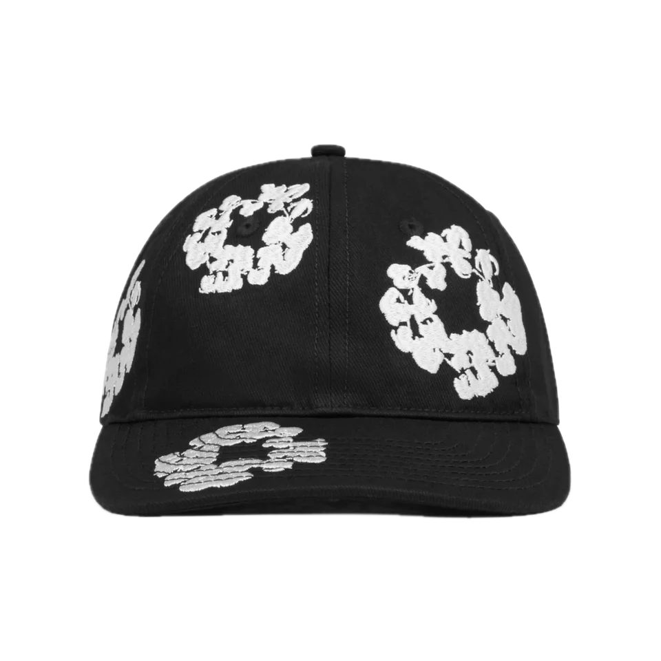 Denim Tears The Cotton Wreath Cap Black