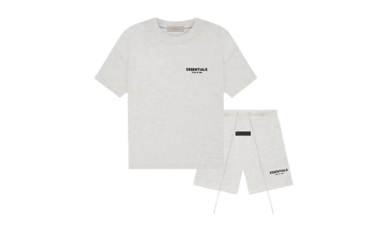 Fear of God Essentials Light Oatmeal Summer Set