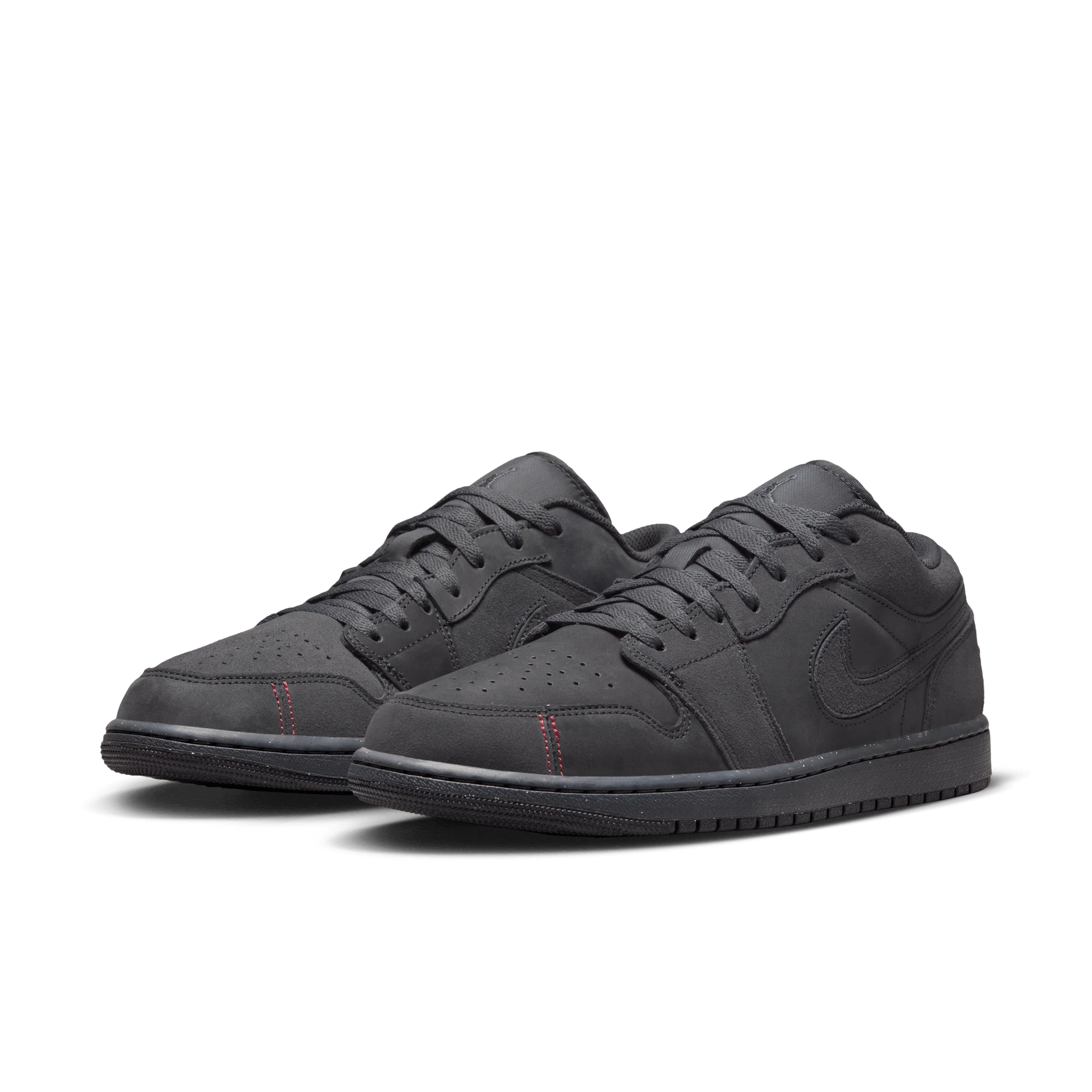 Jordan 1 Low SE Craft Dark Smoke Grey Varsity Red 1