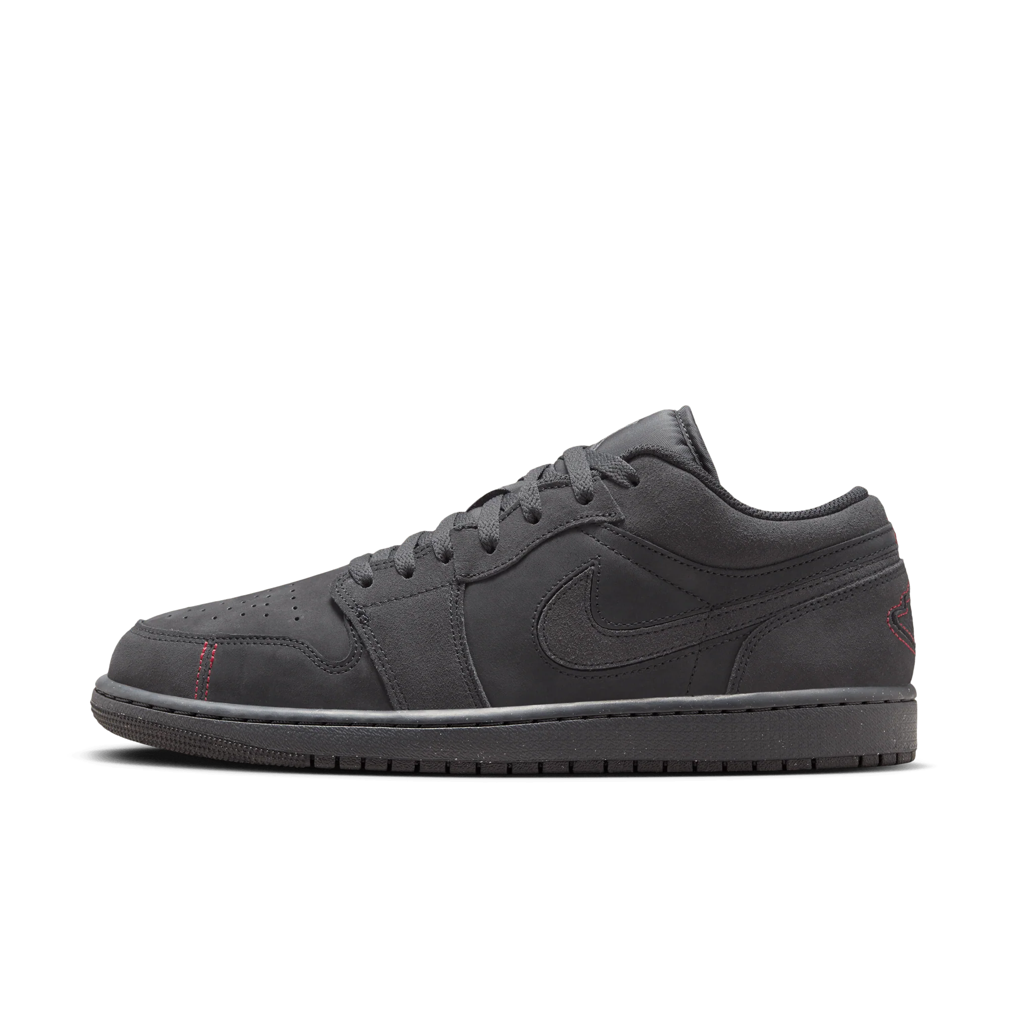 Jordan 1 Low SE Craft Dark Smoke Grey Varsity Red 4