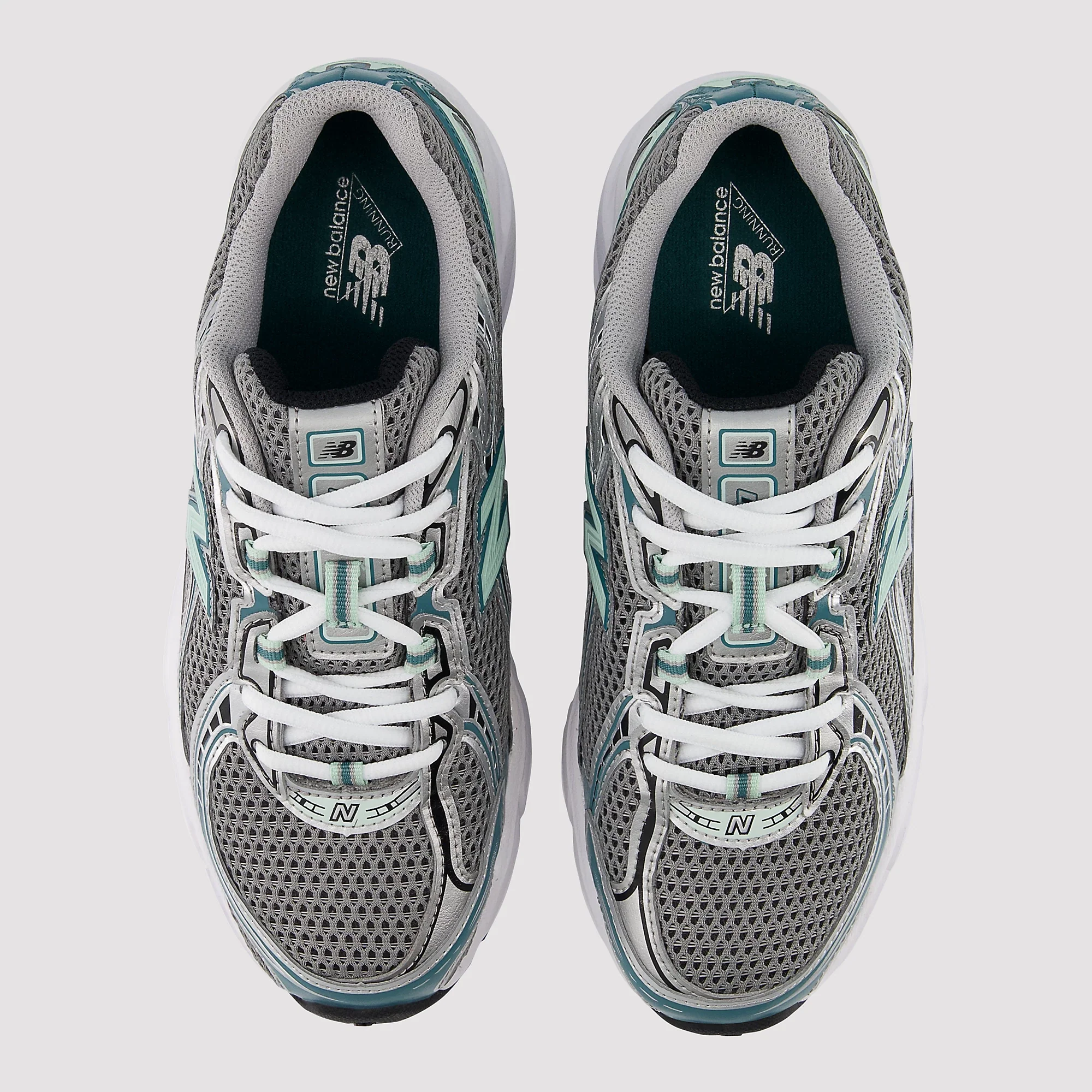 New Balance 740v2 Silver Metallic New Spruce 2