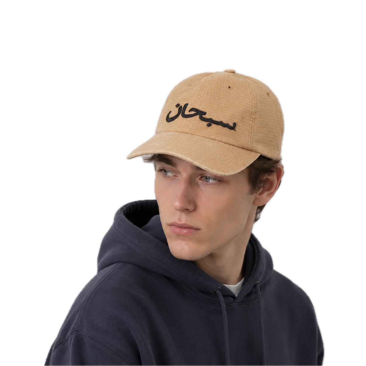 Supreme Arabic Logo Ripstop 6-Panel 'Light Tan'