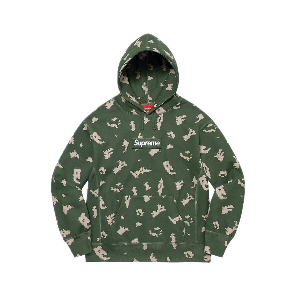 Supreme Box Logo Hooded Sweatshirt Olive Russian Camo Supreme Box Logo Hooded Sweatshirt Olive Russian Camo