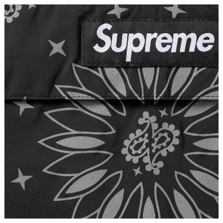 Supreme Reflective Bandana Anorak Black - Newkicksera.pl