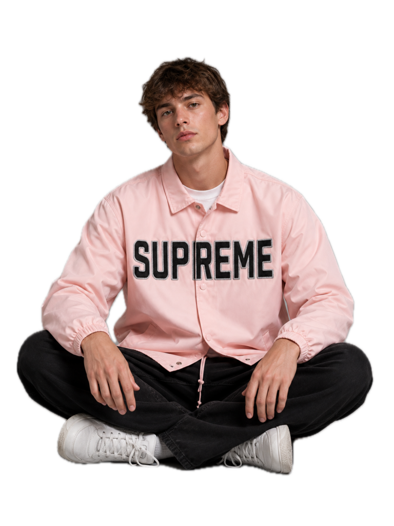 Supreme Spellout Coaches Jacket 'Pink' - Newkicksera.pl